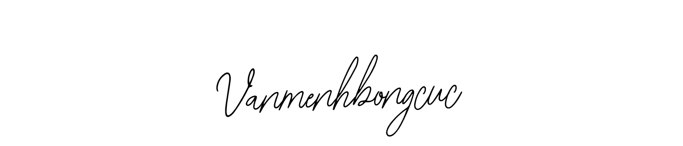 The best way (Bearetta-2O07w) to make a short signature is to pick only two or three words in your name. The name Vanmenhbongcuc include a total of six letters. For converting this name. Vanmenhbongcuc signature style 12 images and pictures png