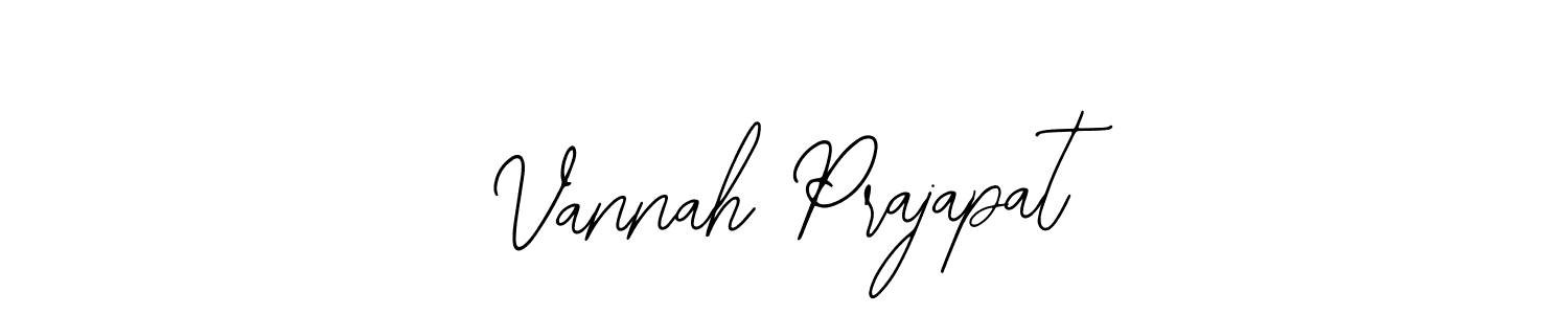 Vannah Prajapat stylish signature style. Best Handwritten Sign (Bearetta-2O07w) for my name. Handwritten Signature Collection Ideas for my name Vannah Prajapat. Vannah Prajapat signature style 12 images and pictures png