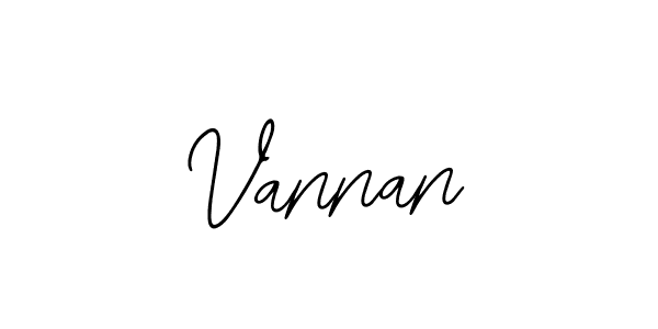 Design your own signature with our free online signature maker. With this signature software, you can create a handwritten (Bearetta-2O07w) signature for name Vannan. Vannan signature style 12 images and pictures png