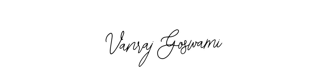 Design your own signature with our free online signature maker. With this signature software, you can create a handwritten (Bearetta-2O07w) signature for name Vanraj Goswami. Vanraj Goswami signature style 12 images and pictures png