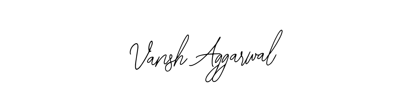How to make Vansh Aggarwal signature? Bearetta-2O07w is a professional autograph style. Create handwritten signature for Vansh Aggarwal name. Vansh Aggarwal signature style 12 images and pictures png