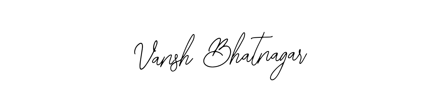 Once you've used our free online signature maker to create your best signature Bearetta-2O07w style, it's time to enjoy all of the benefits that Vansh Bhatnagar name signing documents. Vansh Bhatnagar signature style 12 images and pictures png