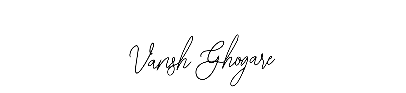 Design your own signature with our free online signature maker. With this signature software, you can create a handwritten (Bearetta-2O07w) signature for name Vansh Ghogare. Vansh Ghogare signature style 12 images and pictures png