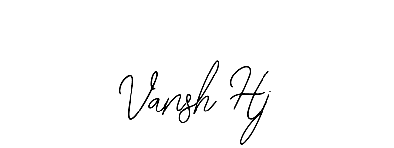 You can use this online signature creator to create a handwritten signature for the name Vansh Hj. This is the best online autograph maker. Vansh Hj signature style 12 images and pictures png