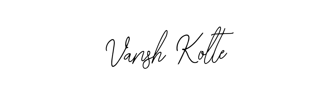 See photos of Vansh Kolte official signature by Spectra . Check more albums & portfolios. Read reviews & check more about Bearetta-2O07w font. Vansh Kolte signature style 12 images and pictures png