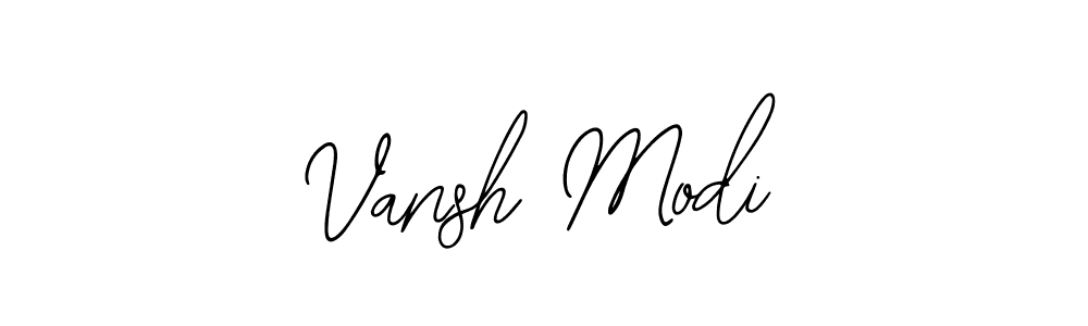 Make a beautiful signature design for name Vansh Modi. Use this online signature maker to create a handwritten signature for free. Vansh Modi signature style 12 images and pictures png