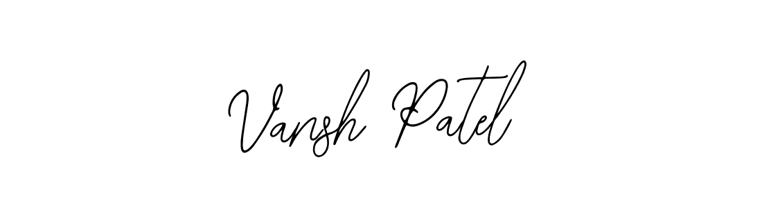 Make a beautiful signature design for name Vansh Patel. With this signature (Bearetta-2O07w) style, you can create a handwritten signature for free. Vansh Patel signature style 12 images and pictures png