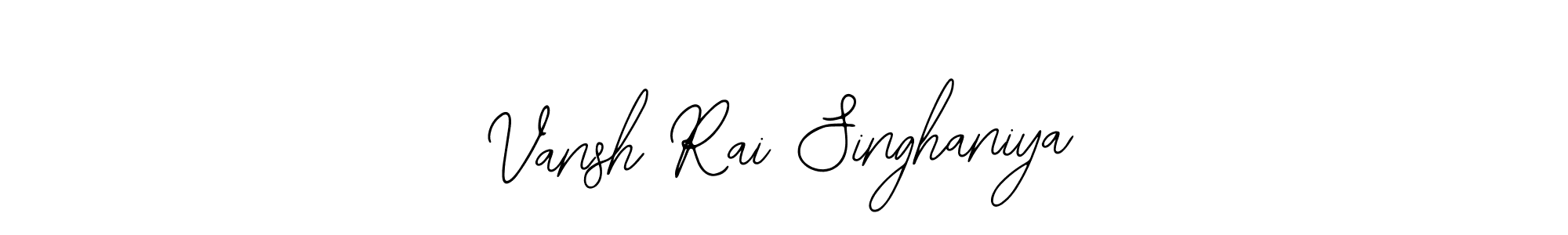 Make a beautiful signature design for name Vansh Rai Singhaniya. With this signature (Bearetta-2O07w) style, you can create a handwritten signature for free. Vansh Rai Singhaniya signature style 12 images and pictures png