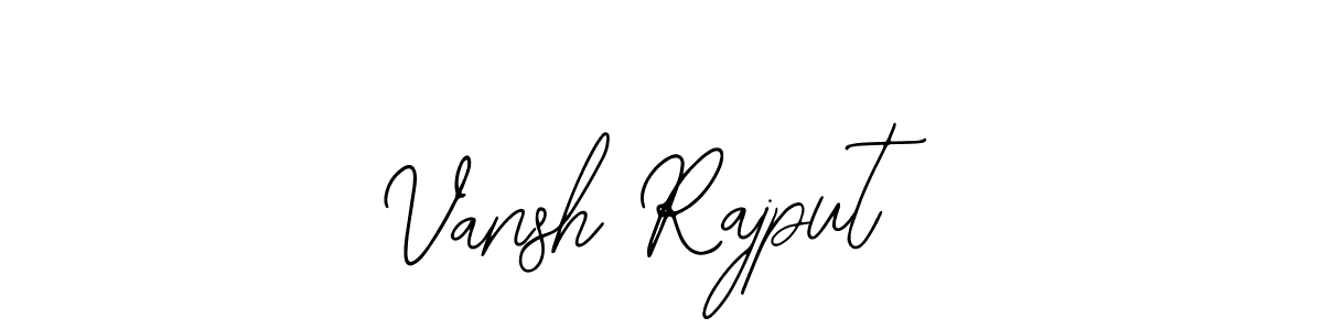 Design your own signature with our free online signature maker. With this signature software, you can create a handwritten (Bearetta-2O07w) signature for name Vansh Rajput. Vansh Rajput signature style 12 images and pictures png