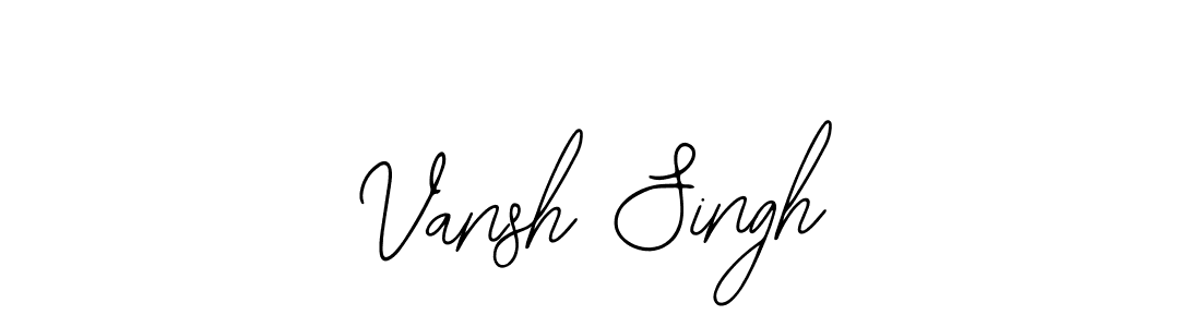 Vansh Singh stylish signature style. Best Handwritten Sign (Bearetta-2O07w) for my name. Handwritten Signature Collection Ideas for my name Vansh Singh. Vansh Singh signature style 12 images and pictures png