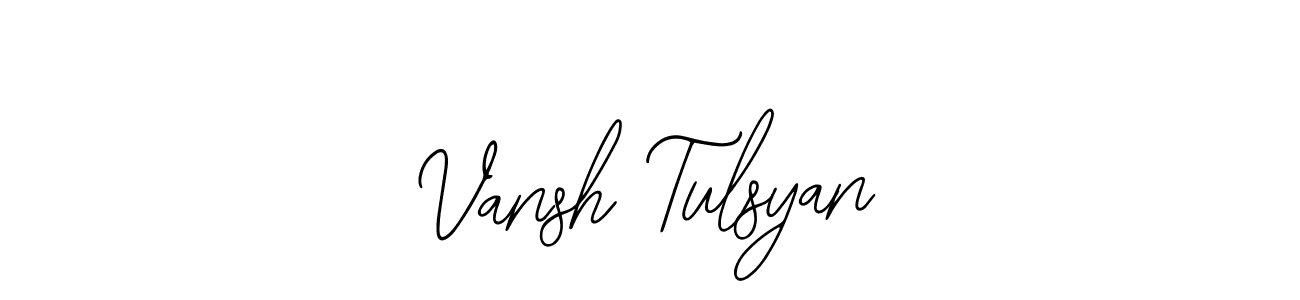 Make a beautiful signature design for name Vansh Tulsyan. Use this online signature maker to create a handwritten signature for free. Vansh Tulsyan signature style 12 images and pictures png