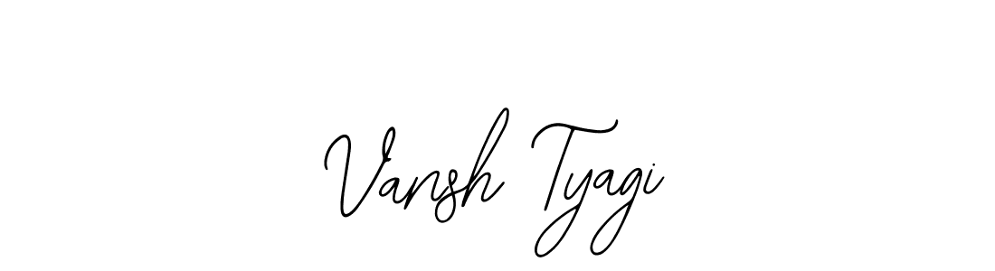 How to Draw Vansh Tyagi signature style? Bearetta-2O07w is a latest design signature styles for name Vansh Tyagi. Vansh Tyagi signature style 12 images and pictures png