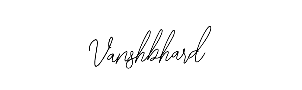 Make a beautiful signature design for name Vanshbhard. Use this online signature maker to create a handwritten signature for free. Vanshbhard signature style 12 images and pictures png