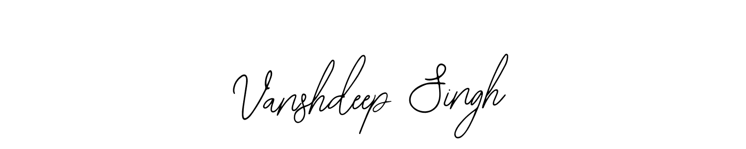 Create a beautiful signature design for name Vanshdeep Singh. With this signature (Bearetta-2O07w) fonts, you can make a handwritten signature for free. Vanshdeep Singh signature style 12 images and pictures png