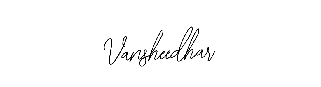 Create a beautiful signature design for name Vansheedhar. With this signature (Bearetta-2O07w) fonts, you can make a handwritten signature for free. Vansheedhar signature style 12 images and pictures png