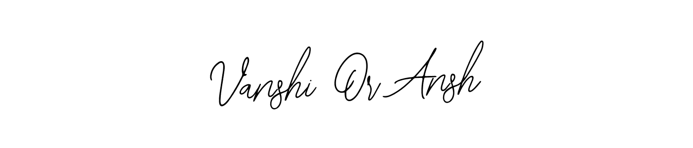 Once you've used our free online signature maker to create your best signature Bearetta-2O07w style, it's time to enjoy all of the benefits that Vanshi Or Ansh name signing documents. Vanshi Or Ansh signature style 12 images and pictures png
