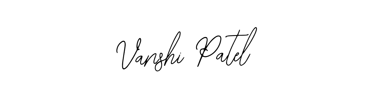 It looks lik you need a new signature style for name Vanshi Patel. Design unique handwritten (Bearetta-2O07w) signature with our free signature maker in just a few clicks. Vanshi Patel signature style 12 images and pictures png