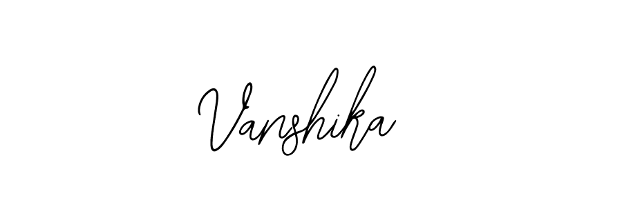 if you are searching for the best signature style for your name Vanshika . so please give up your signature search. here we have designed multiple signature styles  using Bearetta-2O07w. Vanshika  signature style 12 images and pictures png