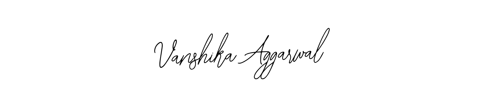 Use a signature maker to create a handwritten signature online. With this signature software, you can design (Bearetta-2O07w) your own signature for name Vanshika Aggarwal. Vanshika Aggarwal signature style 12 images and pictures png