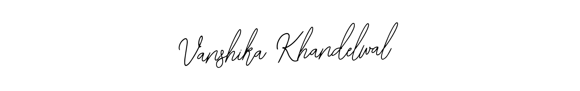 Design your own signature with our free online signature maker. With this signature software, you can create a handwritten (Bearetta-2O07w) signature for name Vanshika Khandelwal. Vanshika Khandelwal signature style 12 images and pictures png