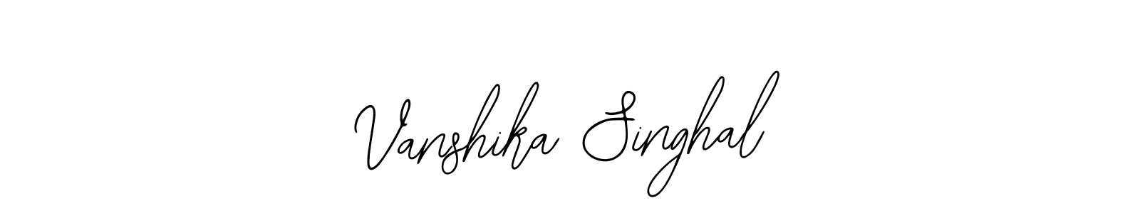 This is the best signature style for the Vanshika Singhal name. Also you like these signature font (Bearetta-2O07w). Mix name signature. Vanshika Singhal signature style 12 images and pictures png