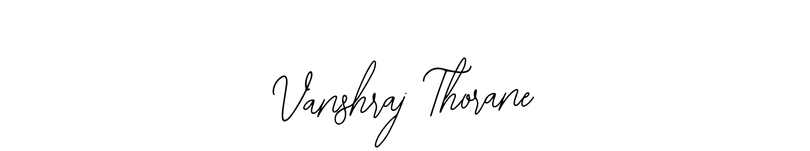 The best way (Bearetta-2O07w) to make a short signature is to pick only two or three words in your name. The name Vanshraj Thorane include a total of six letters. For converting this name. Vanshraj Thorane signature style 12 images and pictures png