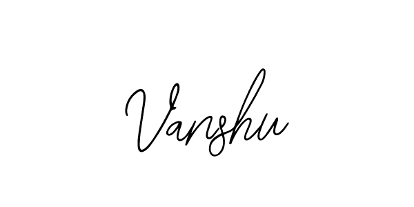 Make a beautiful signature design for name Vanshu. Use this online signature maker to create a handwritten signature for free. Vanshu signature style 12 images and pictures png