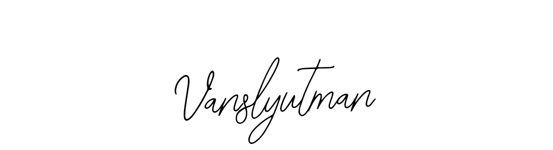 Make a beautiful signature design for name Vanslyutman. Use this online signature maker to create a handwritten signature for free. Vanslyutman signature style 12 images and pictures png