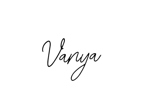 How to make Vanya name signature. Use Bearetta-2O07w style for creating short signs online. This is the latest handwritten sign. Vanya signature style 12 images and pictures png