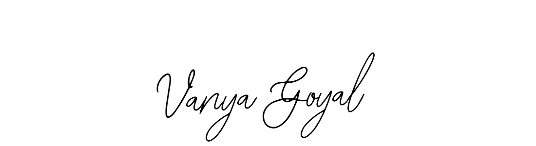 Make a beautiful signature design for name Vanya Goyal. Use this online signature maker to create a handwritten signature for free. Vanya Goyal signature style 12 images and pictures png