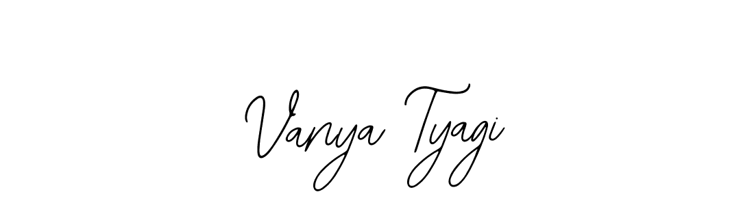 Also we have Vanya Tyagi name is the best signature style. Create professional handwritten signature collection using Bearetta-2O07w autograph style. Vanya Tyagi signature style 12 images and pictures png
