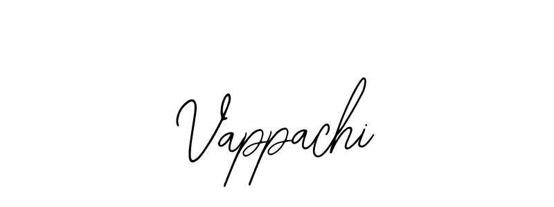 The best way (Bearetta-2O07w) to make a short signature is to pick only two or three words in your name. The name Vappachi include a total of six letters. For converting this name. Vappachi signature style 12 images and pictures png