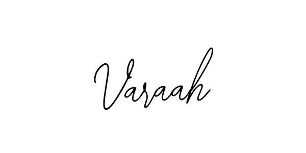 if you are searching for the best signature style for your name Varaah. so please give up your signature search. here we have designed multiple signature styles  using Bearetta-2O07w. Varaah signature style 12 images and pictures png