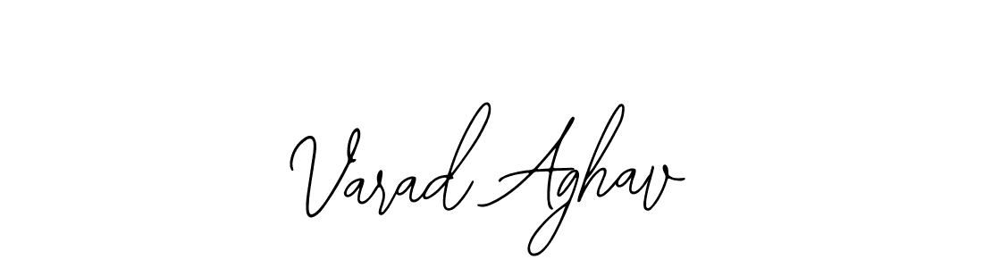 How to make Varad Aghav name signature. Use Bearetta-2O07w style for creating short signs online. This is the latest handwritten sign. Varad Aghav signature style 12 images and pictures png