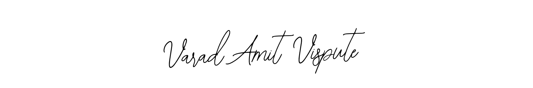 Use a signature maker to create a handwritten signature online. With this signature software, you can design (Bearetta-2O07w) your own signature for name Varad Amit Vispute. Varad Amit Vispute signature style 12 images and pictures png