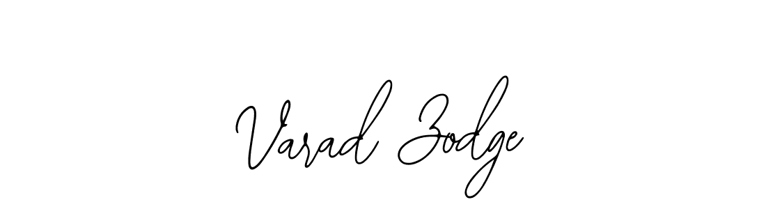 The best way (Bearetta-2O07w) to make a short signature is to pick only two or three words in your name. The name Varad Zodge include a total of six letters. For converting this name. Varad Zodge signature style 12 images and pictures png