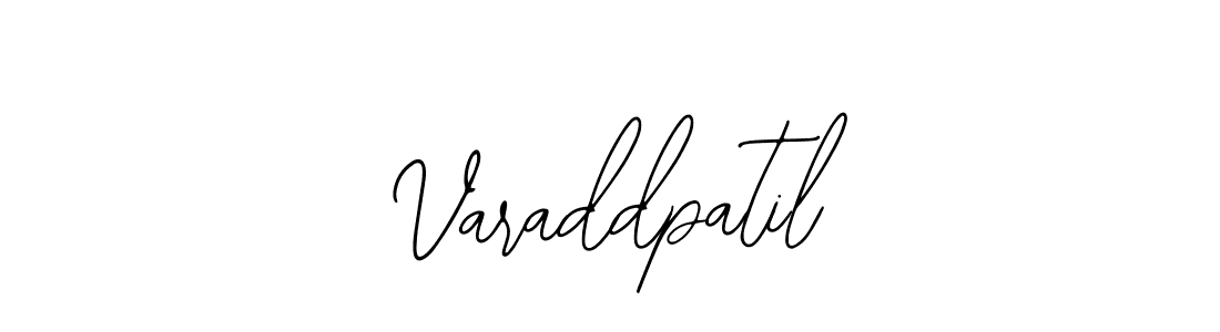How to make Varaddpatil name signature. Use Bearetta-2O07w style for creating short signs online. This is the latest handwritten sign. Varaddpatil signature style 12 images and pictures png