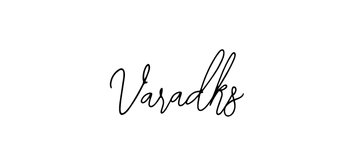 Use a signature maker to create a handwritten signature online. With this signature software, you can design (Bearetta-2O07w) your own signature for name Varadks. Varadks signature style 12 images and pictures png