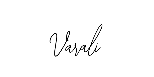 How to make Varali name signature. Use Bearetta-2O07w style for creating short signs online. This is the latest handwritten sign. Varali signature style 12 images and pictures png