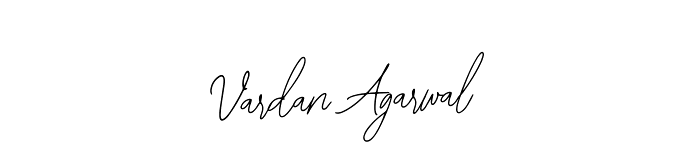 The best way (Bearetta-2O07w) to make a short signature is to pick only two or three words in your name. The name Vardan Agarwal include a total of six letters. For converting this name. Vardan Agarwal signature style 12 images and pictures png