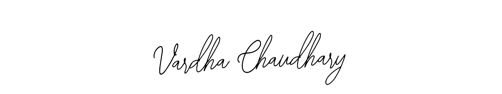 if you are searching for the best signature style for your name Vardha Chaudhary. so please give up your signature search. here we have designed multiple signature styles  using Bearetta-2O07w. Vardha Chaudhary signature style 12 images and pictures png