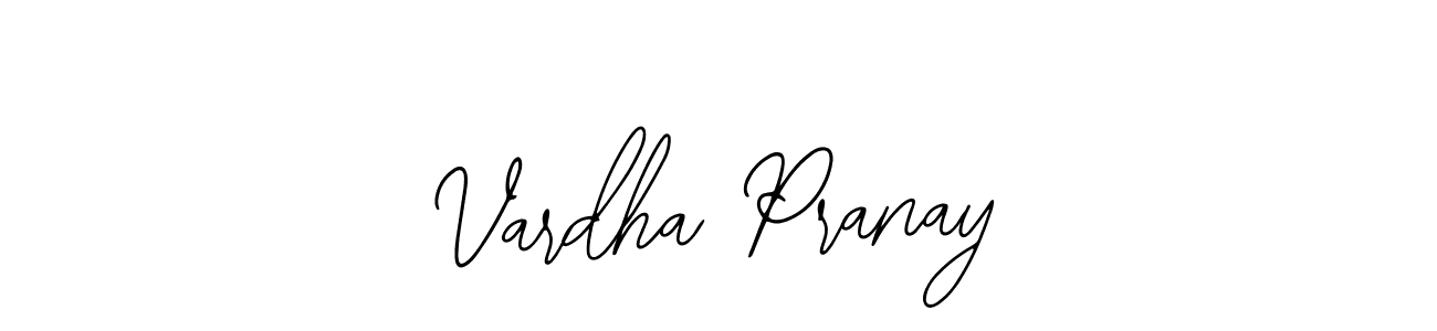 Also You can easily find your signature by using the search form. We will create Vardha Pranay name handwritten signature images for you free of cost using Bearetta-2O07w sign style. Vardha Pranay signature style 12 images and pictures png