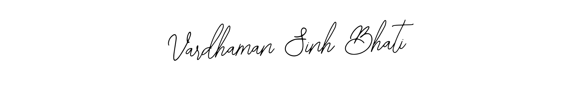 How to make Vardhaman Sinh Bhati signature? Bearetta-2O07w is a professional autograph style. Create handwritten signature for Vardhaman Sinh Bhati name. Vardhaman Sinh Bhati signature style 12 images and pictures png