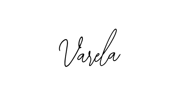 Use a signature maker to create a handwritten signature online. With this signature software, you can design (Bearetta-2O07w) your own signature for name Varela. Varela signature style 12 images and pictures png