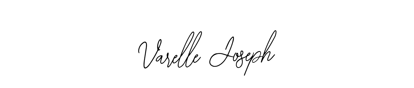 The best way (Bearetta-2O07w) to make a short signature is to pick only two or three words in your name. The name Varelle Joseph include a total of six letters. For converting this name. Varelle Joseph signature style 12 images and pictures png