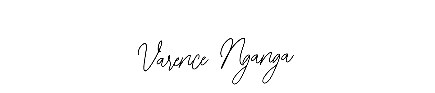 How to make Varence Nganga name signature. Use Bearetta-2O07w style for creating short signs online. This is the latest handwritten sign. Varence Nganga signature style 12 images and pictures png