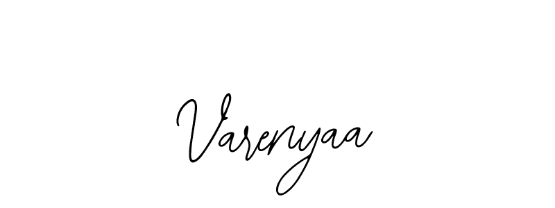 Use a signature maker to create a handwritten signature online. With this signature software, you can design (Bearetta-2O07w) your own signature for name Varenyaa. Varenyaa signature style 12 images and pictures png