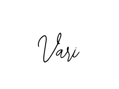 Design your own signature with our free online signature maker. With this signature software, you can create a handwritten (Bearetta-2O07w) signature for name Vari. Vari signature style 12 images and pictures png