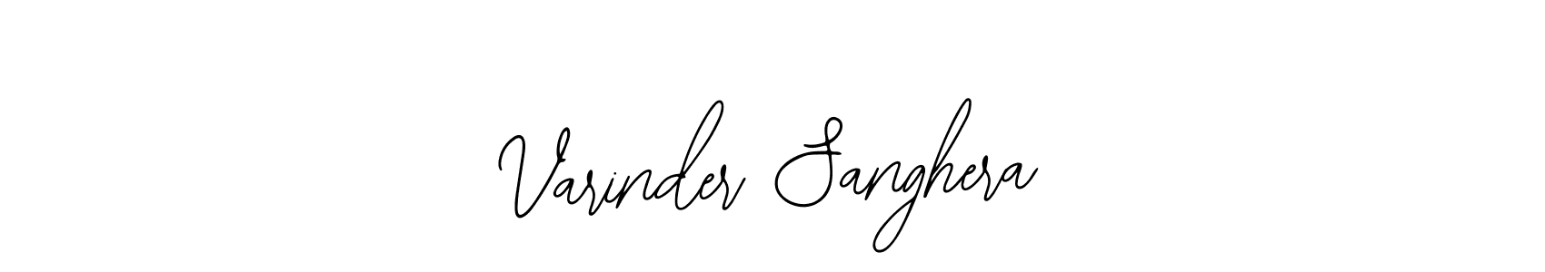 Design your own signature with our free online signature maker. With this signature software, you can create a handwritten (Bearetta-2O07w) signature for name Varinder Sanghera. Varinder Sanghera signature style 12 images and pictures png