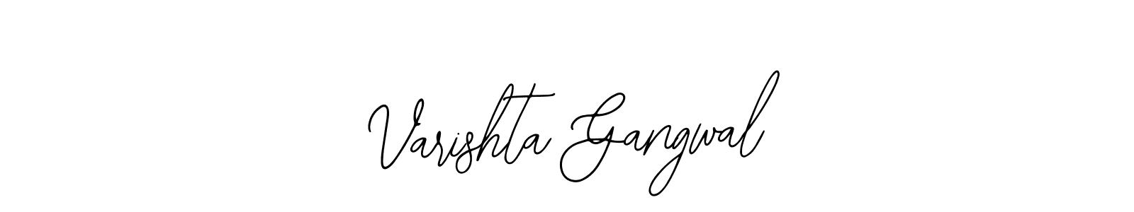 Use a signature maker to create a handwritten signature online. With this signature software, you can design (Bearetta-2O07w) your own signature for name Varishta Gangwal. Varishta Gangwal signature style 12 images and pictures png